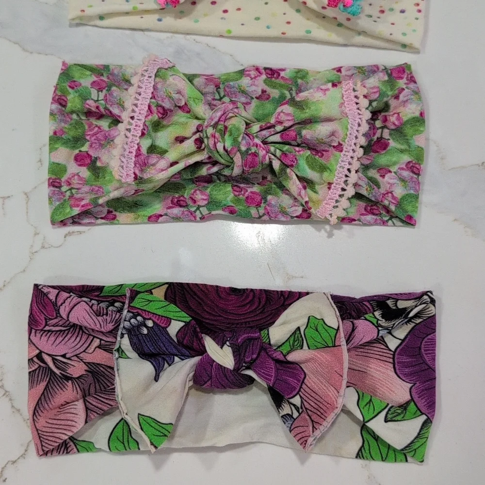 BABY BLING Colorful Kids Headband Set (4)